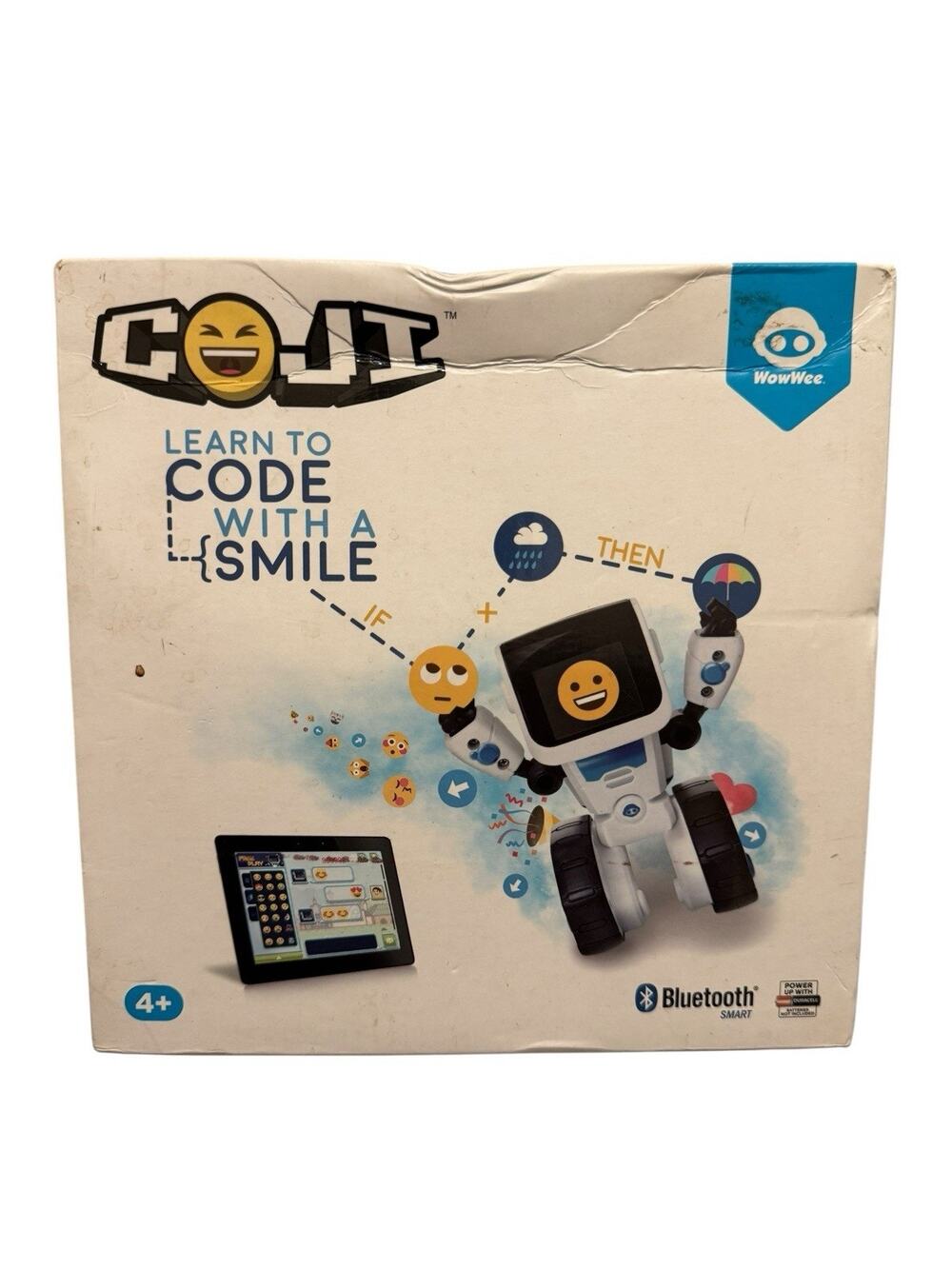 WowWee COJI The Coding Smart Robot Bluetooth Learn to Code with a smile New!!!